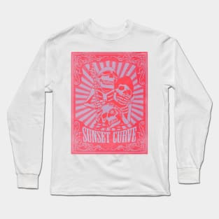 SUNSET CURVE ROCK BAND (POSTER VERSION) #2 Long Sleeve T-Shirt